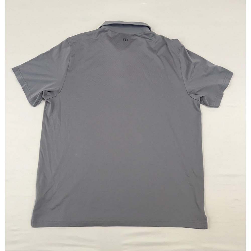 TravisMathew Mens XXL Polo Shirt Bundle 2 Pack Navy Blue Grey Striped Golf‎ Tops - Picture 11 of 14